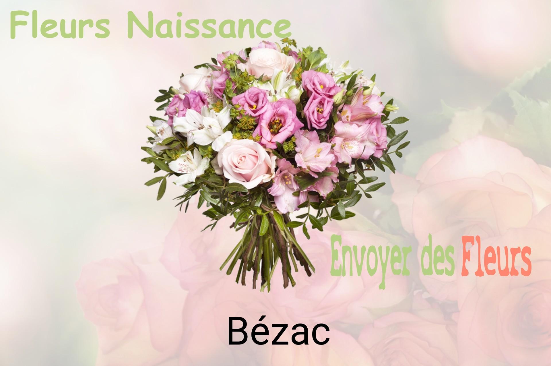 Bouquet de fleurs de naissance livré à Bézac
